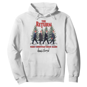 Christmas Trump 2024 Hoodie The Return Make Christmas Great Again TS02 White Print Your Wear