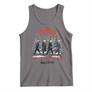 Christmas Trump 2024 Tank Top The Return Make Christmas Great Again TS02 Deep Heather Print Your Wear