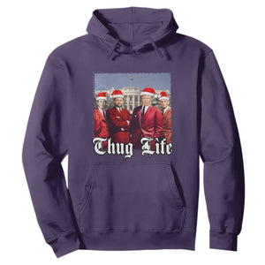 Christmas Trump Hoodie Thug Life Trump Vance RFK Elon TS02 Purple Print Your Wear