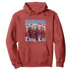 Christmas Trump Hoodie Thug Life Trump Vance RFK Elon TS02 Red Print Your Wear