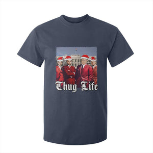 Christmas Trump T Shirt For Kid Thug Life Trump Vance RFK Elon TS02 Navy Print Your Wear