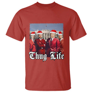 Christmas Trump T Shirt Thug Life Trump Vance RFK Elon TS02 Red Print Your Wear