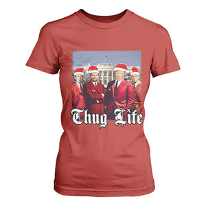 Christmas Trump T Shirt For Women Thug Life Trump Vance RFK Elon TS02 Red Print Your Wear