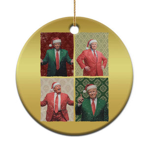 Xmas Trump Christmas Ornament Daddy's Home For Xmas Retro Vintage TS02 Print Your Wear