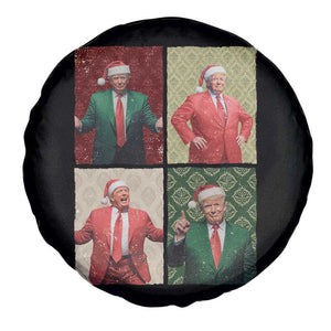 Christmas Trump Spare Tire Cover Daddy's Home For Xmas Retro Vintage TS02 Print Your Wear