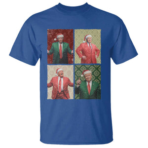 Christmas Trump T Shirt Daddy's Home For Xmas Retro Vintage TS02 Royal Blue Print Your Wear