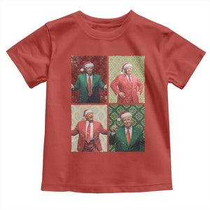 Christmas Trump Toddler T Shirt Daddy's Home For Xmas Retro Vintage TS02 Red Print Your Wear