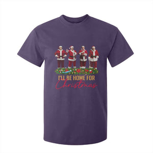 Christmas Trump Dance T Shirt For Kid Cosplay Santa President Dancing TS02 Purple Print Your Wear