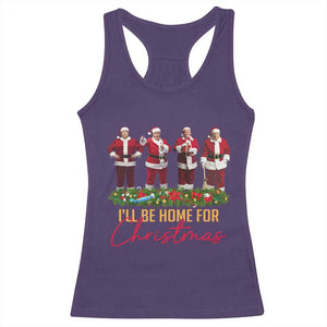 Christmas Trump Dance Racerback Tank Top Cosplay Santa President Dancing TS02 Purple Print Your Wear