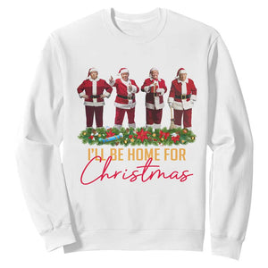 Christmas Trump Dance Sweatshirt Cosplay Santa President Dancing TS02 White Print Your Wear