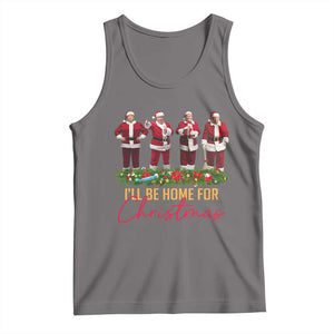 Christmas Trump Dance Tank Top Cosplay Santa President Dancing TS02 Deep Heather Print Your Wear