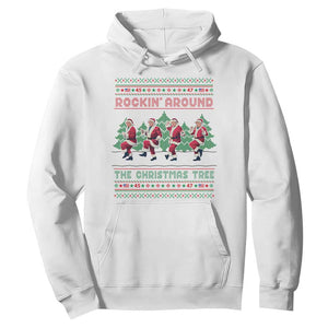 Christmas Trump Dance Hoodie Rocking Around The Christmas Tree US President Dancing TS02 White Print Your Wear