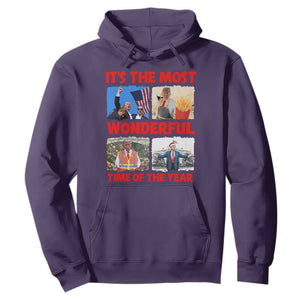 Christmas Trump 2024 Hoodie It's The Most Wonderful Time Of The Year TS02 Purple Print Your Wear