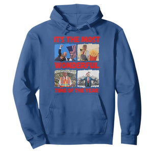 Christmas Trump 2024 Hoodie It's The Most Wonderful Time Of The Year TS02 Royal Blue Print Your Wear