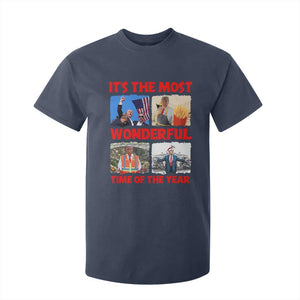 Christmas Trump 2024 T Shirt For Kid It's The Most Wonderful Time Of The Year TS02 Navy Print Your Wear