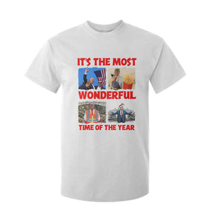 Christmas Trump 2024 T Shirt For Kid It's The Most Wonderful Time Of The Year TS02 White Print Your Wear