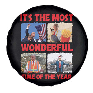 Christmas Trump 2024 Spare Tire Cover It's The Most Wonderful Time Of The Year TS02 Print Your Wear