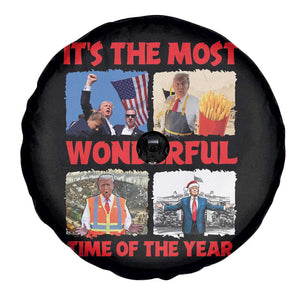 Christmas Trump 2024 Spare Tire Cover It's The Most Wonderful Time Of The Year TS02 Print Your Wear