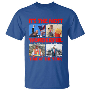 Christmas Trump 2024 T Shirt It's The Most Wonderful Time Of The Year TS02 Royal Blue Print Your Wear