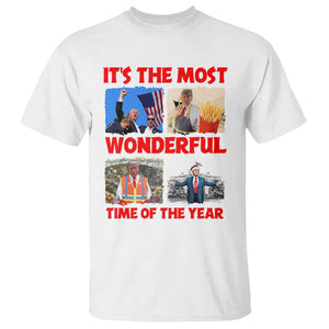 Christmas Trump 2024 T Shirt It's The Most Wonderful Time Of The Year TS02 White Print Your Wear