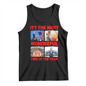 Christmas Trump 2024 Tank Top It's The Most Wonderful Time Of The Year TS02 Black Print Your Wear