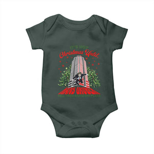 Nakatomi Plaza 1988 Baby Onesie It's Not Christmas Until Hans Gruber Fall Xmas Party TS02 Dark Forest Green Print Your Wear