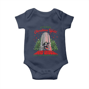 Nakatomi Plaza 1988 Baby Onesie It's Not Christmas Until Hans Gruber Fall Xmas Party TS02 Navy Print Your Wear