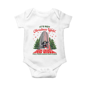 Nakatomi Plaza 1988 Baby Onesie It's Not Christmas Until Hans Gruber Fall Xmas Party TS02 White Print Your Wear