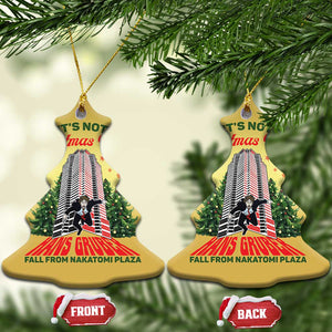 Nakatomi Plaza 1988 Christmas Ornament It's Not Christmas Until Hans Gruber Fall Xmas Party TS02 Christmas Tree Gold Print Your Wear