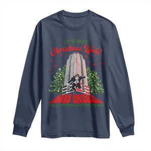 Nakatomi Plaza 1988 Long Sleeve Shirt It's Not Christmas Until Hans Gruber Fall Xmas Party TS02 Navy Print Your Wear