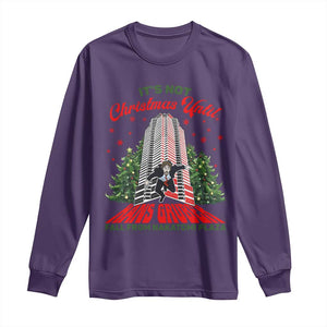 Nakatomi Plaza 1988 Long Sleeve Shirt It's Not Christmas Until Hans Gruber Fall Xmas Party TS02 Purple Print Your Wear