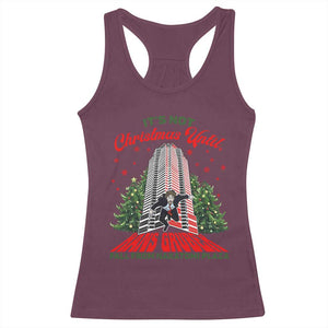 Nakatomi Plaza 1988 Racerback Tank Top It's Not Christmas Until Hans Gruber Fall Xmas Party TS02 Maroon Print Your Wear