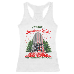 Nakatomi Plaza 1988 Racerback Tank Top It's Not Christmas Until Hans Gruber Fall Xmas Party TS02 White Print Your Wear