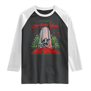 Nakatomi Plaza 1988 Raglan Shirt It's Not Christmas Until Hans Gruber Fall Xmas Party TS02 Black White Print Your Wear