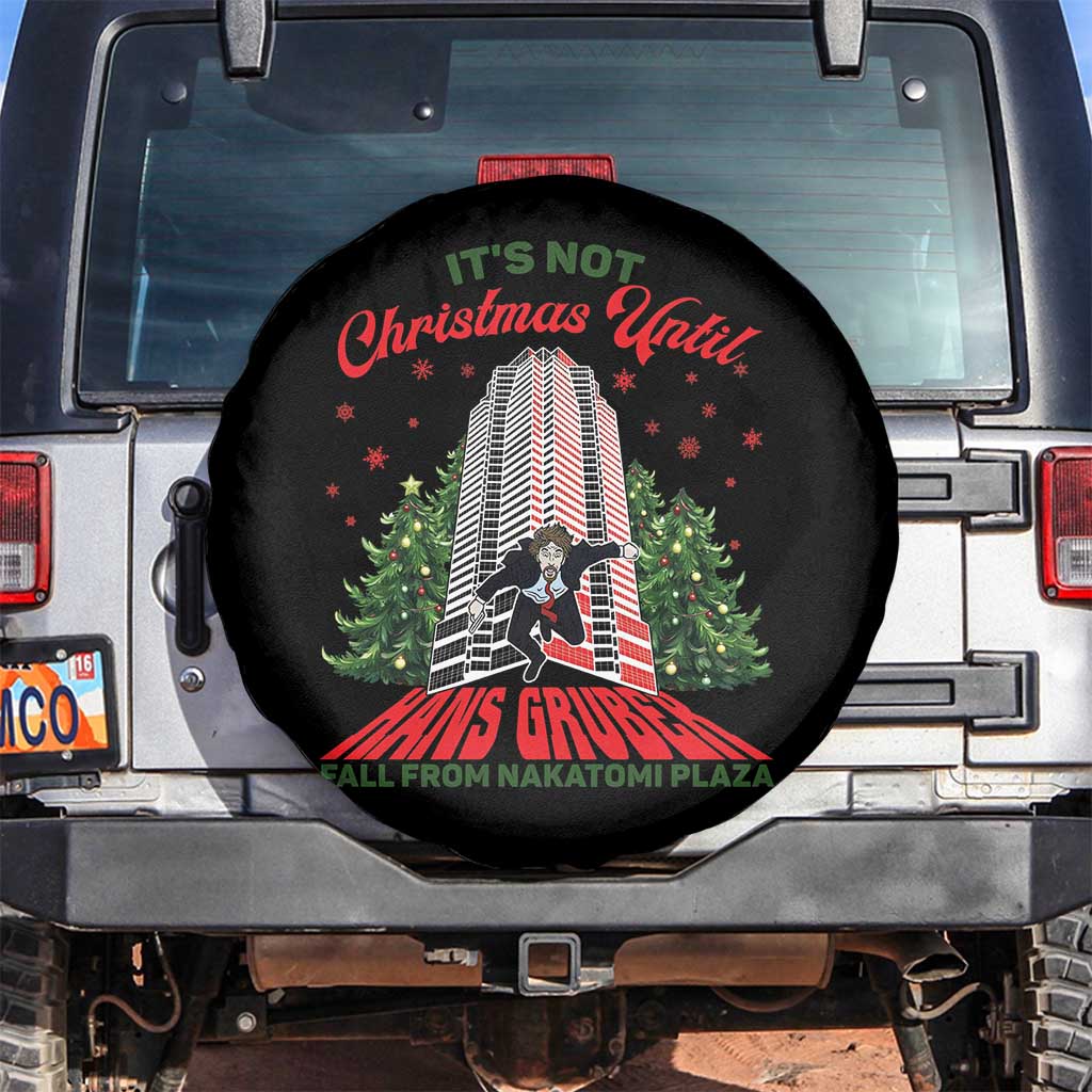 Nakatomi Plaza 1988 Spare Tire Cover It's Not Christmas Until Hans Gruber Fall Xmas Party TS02 No hole Black Print Your Wear