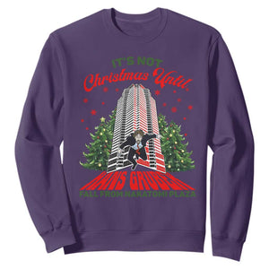 Nakatomi Plaza 1988 Sweatshirt It's Not Christmas Until Hans Gruber Fall Xmas Party TS02 Purple Print Your Wear