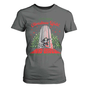 Nakatomi Plaza 1988 T Shirt For Women It's Not Christmas Until Hans Gruber Fall Xmas Party TS02 Dark Heather Print Your Wear