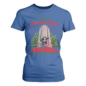 Nakatomi Plaza 1988 T Shirt For Women It's Not Christmas Until Hans Gruber Fall Xmas Party TS02 Royal Blue Print Your Wear