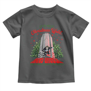 Nakatomi Plaza 1988 Toddler T Shirt It's Not Christmas Until Hans Gruber Fall Xmas Party TS02 Dark Heather Print Your Wear