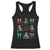 Christmas Trump Racerback Tank Top I'll Be Home For Xmas Coquette Bow TS02 Black Print Your Wear