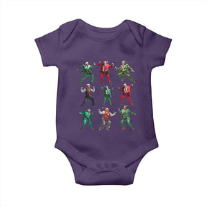 Christmas Trump Dance Baby Onesie Viral President Dancing Retro Vintage TS02 Purple Print Your Wear