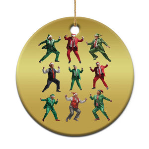 Xmas Trump Dance Christmas Ornament Viral President Dancing Retro Vintage TS02 Print Your Wear