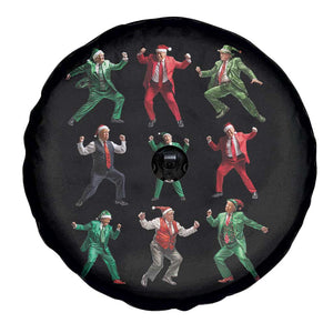 Christmas Trump Dance Spare Tire Cover Viral President Dancing Retro Vintage TS02 Print Your Wear