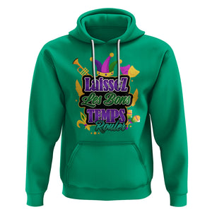 Mardi Gras Hoodie Laissez Les Bons Temps Rouler New Orleans Louisiana Parade TS02 Irish Green Printyourwear