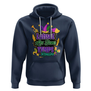 Mardi Gras Hoodie Laissez Les Bons Temps Rouler New Orleans Louisiana Parade TS02 Navy Printyourwear