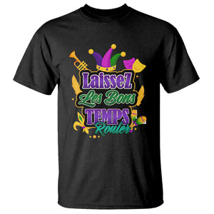 Mardi Gras T Shirt Laissez Les Bons Temps Rouler New Orleans Louisiana Parade TS02 Black Printyourwear