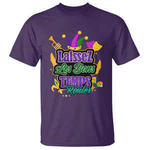 Mardi Gras T Shirt Laissez Les Bons Temps Rouler New Orleans Louisiana Parade TS02 Purple Printyourwear