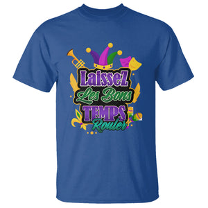 Mardi Gras T Shirt Laissez Les Bons Temps Rouler New Orleans Louisiana Parade TS02 Royal Blue Printyourwear