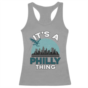 Philadelphia Spirit Racerback Tank Top It's A Philly Thing TS02 Sport Gray Print Your Wear