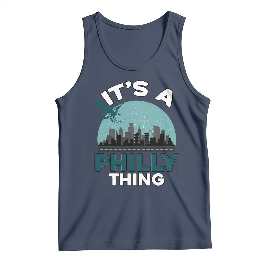Philadelphia Spirit Tank Top It's A Philly Thing TS02 Navy Print Your Wear